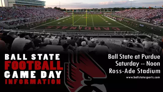 Football Travels to Purdue Saturday for TV Game