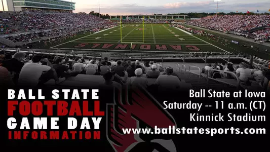 Football at No. 18 Ranked Iowa Saturday
