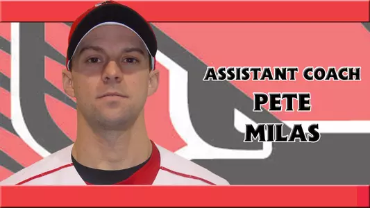 Pete Milas Named Baseball Assistant Coach