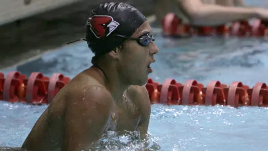 Men?s Swimming & Diving Falls to Michigan State