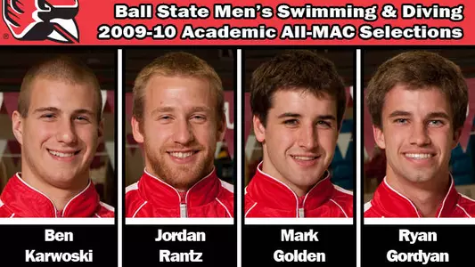 Men's Swimming & Diving Places Four On Academic All-MAC Squad