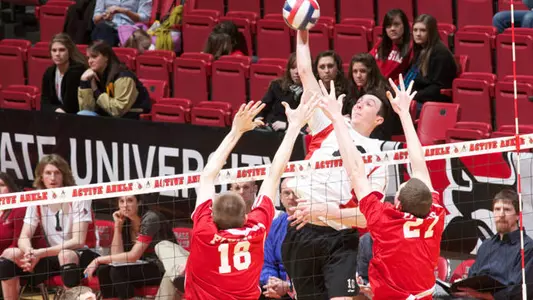 No. 14 Men's Volleyball Swept By No. 10 Penn State