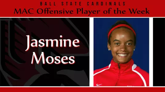 Soccer's Jasmine Moses Earns MAC Weekly Honors