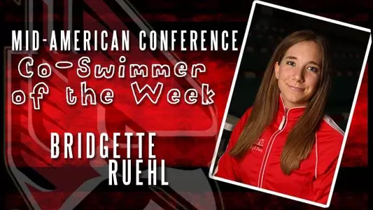 Ruehl Earns MAC Co-Swimmer of the Week Honors