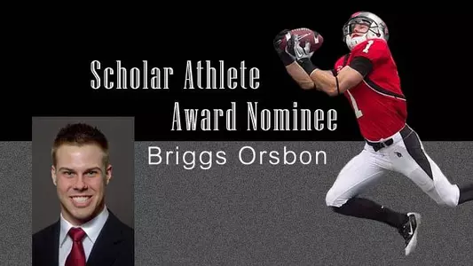 Football's Briggs Orsbon Named Award Finalist