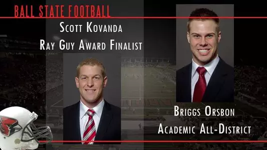 Two Football Student-Athletes Receive Honors