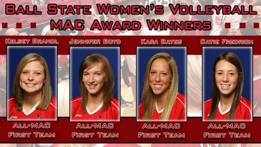 Volleyball Leads MAC With Four First Team Selections
