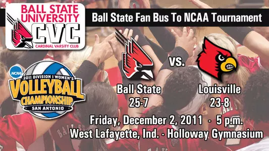 Women's Volleyball Fan Bus For NCAA Tournament