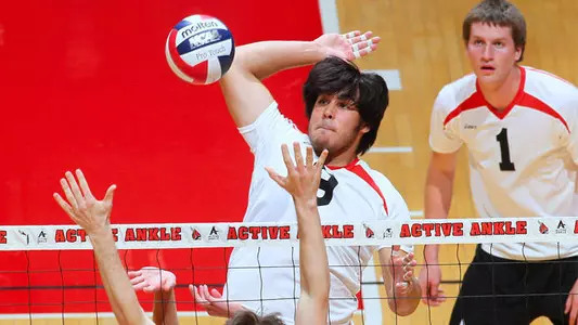 No. 14 Men's Volleyball Sweeps Pfeiffer