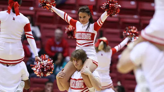 Lexi Rodebeck Cheers on Ball State Basketball