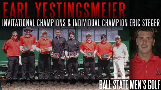 Men's Golf Wins EY Invitational; Steger Wins Title