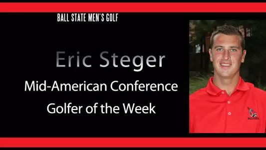 Eric Steger Named MAC Men's Golfer of the Week