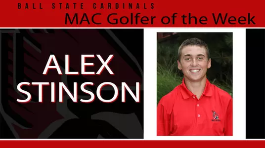 Alex Stinson Named MAC Men's Golfer of the Week