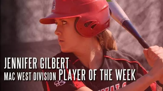 Softball?s Gilbert Earns MAC West Player of the Week