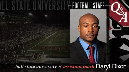 Q & A with Football Assistant Coach Daryl Dixon