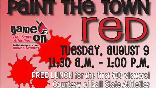 Paint The Town Red Scheduled for Aug. 9