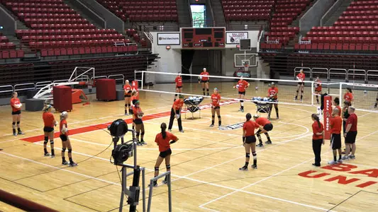Women's Volleyball Fall Practice Photo Album