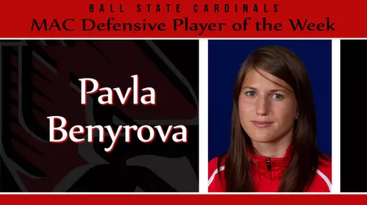 Benyrova Named MAC Defensive Player Of The Week