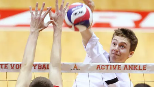 No. 14 Men's Volleyball Downs No. 13 Ohio State, 3-1