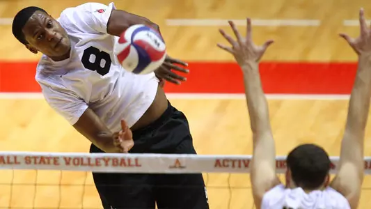 Men's Volleyball Team Sweeps King