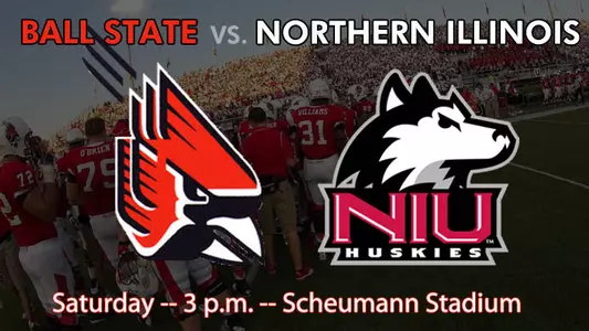 Football Hosts Northern Illinois Saturday at 3 p.m.