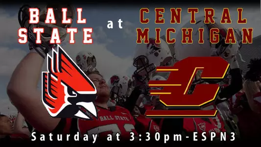 Football Team at Central Michigan Saturday on ESPN3