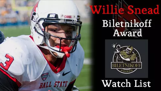 Football's Willie Snead on National Award Watch List