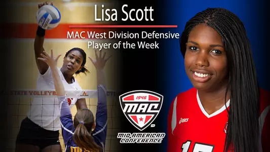WVB?s Lisa Scott Earns MAC Defensive Honor