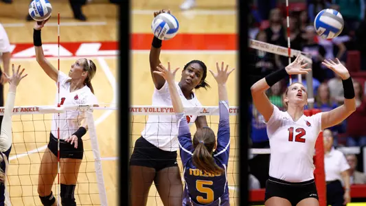 Three Women?s Volleyball Players Earn MAC Honors