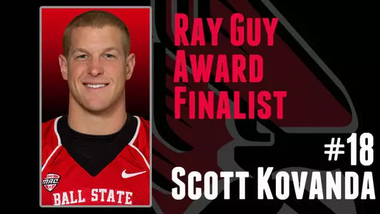 Kovanda One of Three Finalists for Ray Guy Award