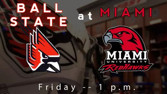 Football Ends Regular Season at Miami Friday