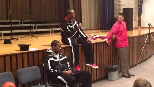 Simmons, Scaife, Calhoun Speak to Middle Schoolers