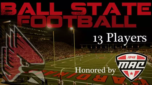 Football Leads All MAC Schools with Award Honorees