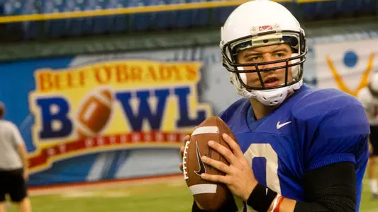 Football Fall Camp Continues with Wenning Honored