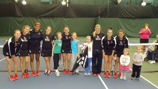 Women's Tennis Holds USTA Tennis Kids Camp