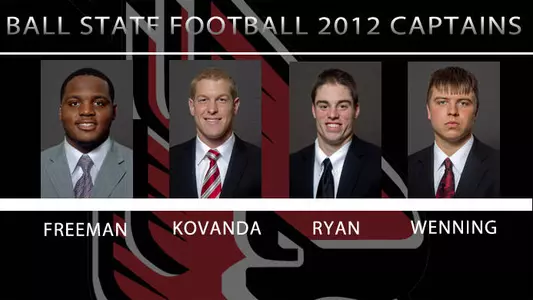 Football Announces Team Captains for 2012 Season