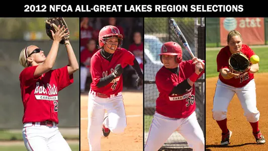 Record Four Softball Players Earn All-Region Honors