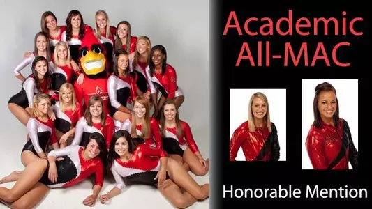 Gymnasts Honored by Mid-American Conference
