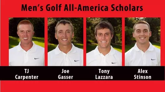 Four Men's Golfers Named All-America Scholars
