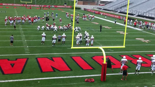 Football Fall Camp Practice No. 9 Report