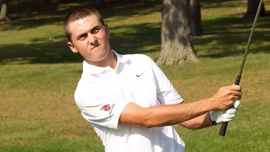 Stinson's 69 Leads Men's Golf on Day One in Iowa