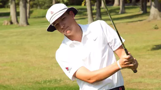 Merkel Finishes Fourth, Men's Golf Fifth at Golfweek