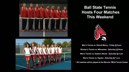 Tennis Hosts Four Matches This Weekend