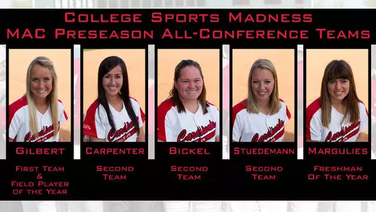 Five Softball Players Earn Madness Preseason Honors