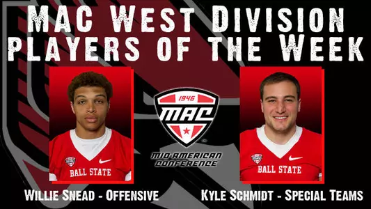Football Players Earn MAC Weekly Awards
