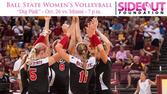 Women's Volleyball To Host "Dig Pink" Match Saturday