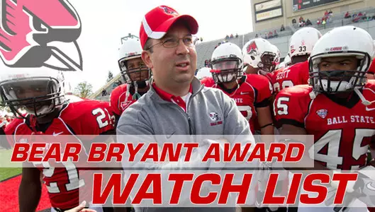 Football's Lembo on Coach of the Year Watch List