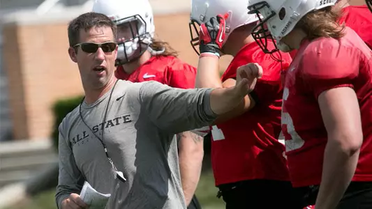 Football Assistant Coach Joey Lynch Talks Spring Ball