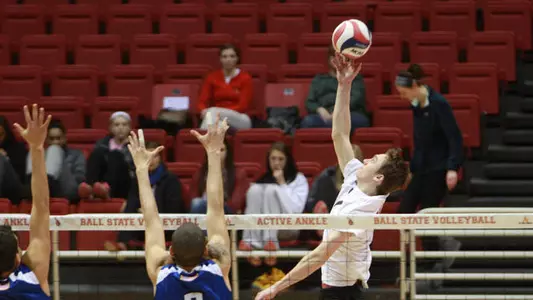 No. 15 Men's Volleyball Defeats Quincy, 3-1