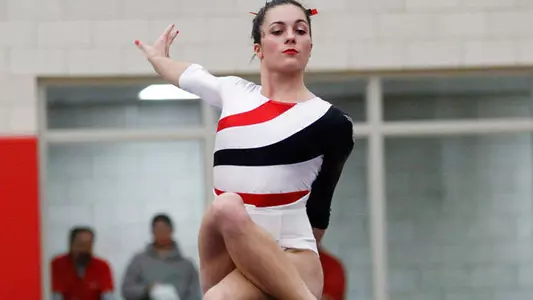 Gymnastics Team at Kent State Friday; Home Sunday